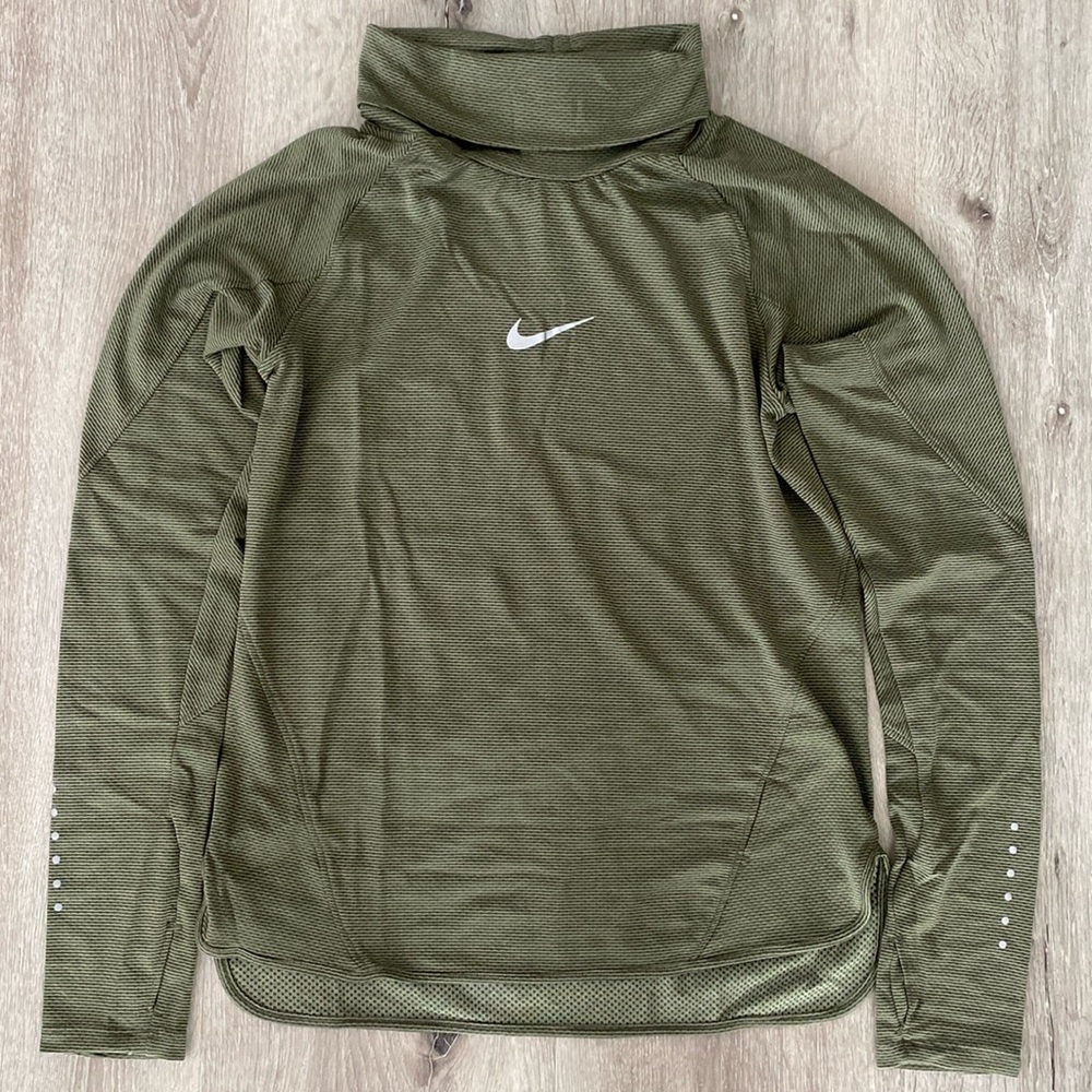 Nike Women’s Olive Green Pullover Turtleneck